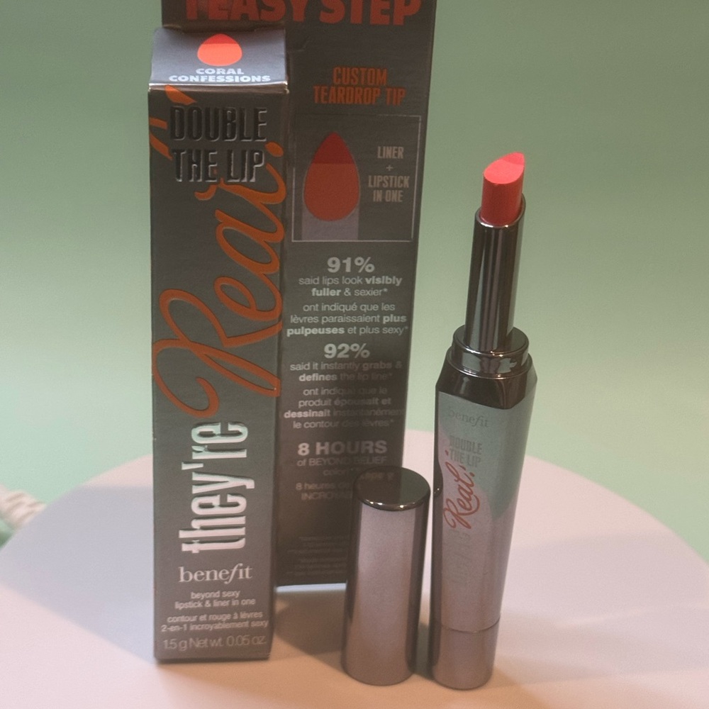 Benefit They’re Real! Double the Lip - Coral Confessions